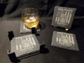 Statue of Liberty Patriotic Slate Coaster Set