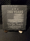 250 Years of America “We the People” Slate Coaster Set